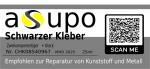 Heckscheiben Rahmen Kleber sw